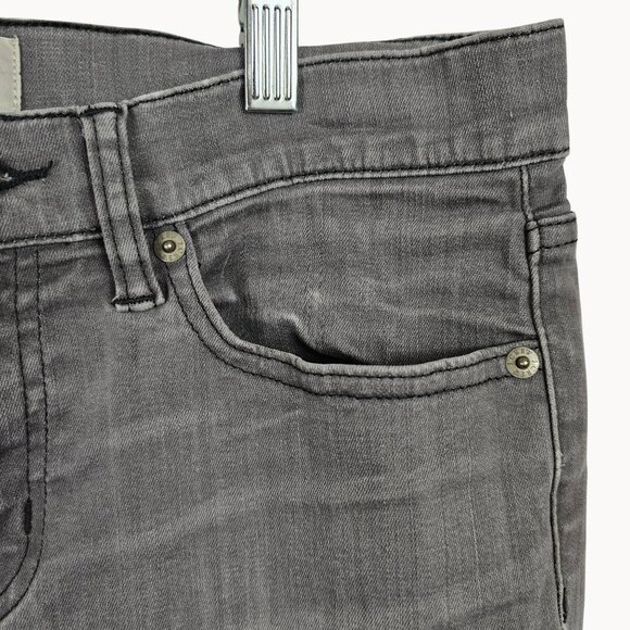 Y2K Grunge Emo Goth Dark Gray Acid Washed Skinny Slim Jean Pants Womens 29 - Picture 9 of 16